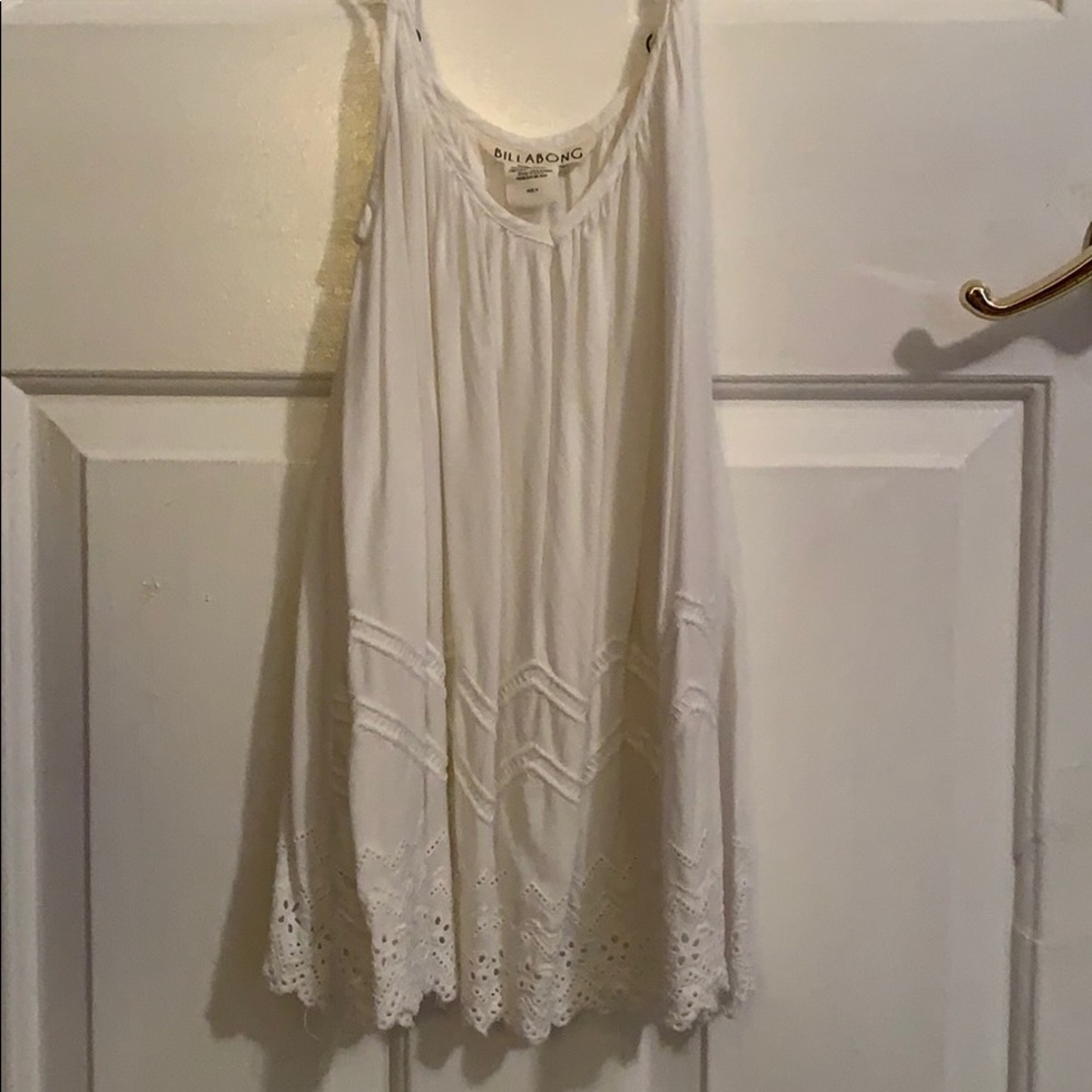 Billabong white tank top